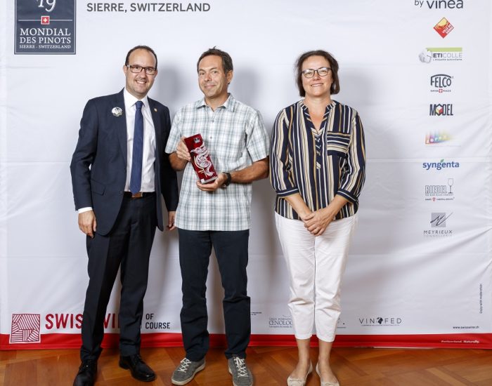 Remise des prix Mondial des Pinots ce vendredi 6 septembre 2019 à Sierre. (VFLPIX.COM /Valentin Flauraud)